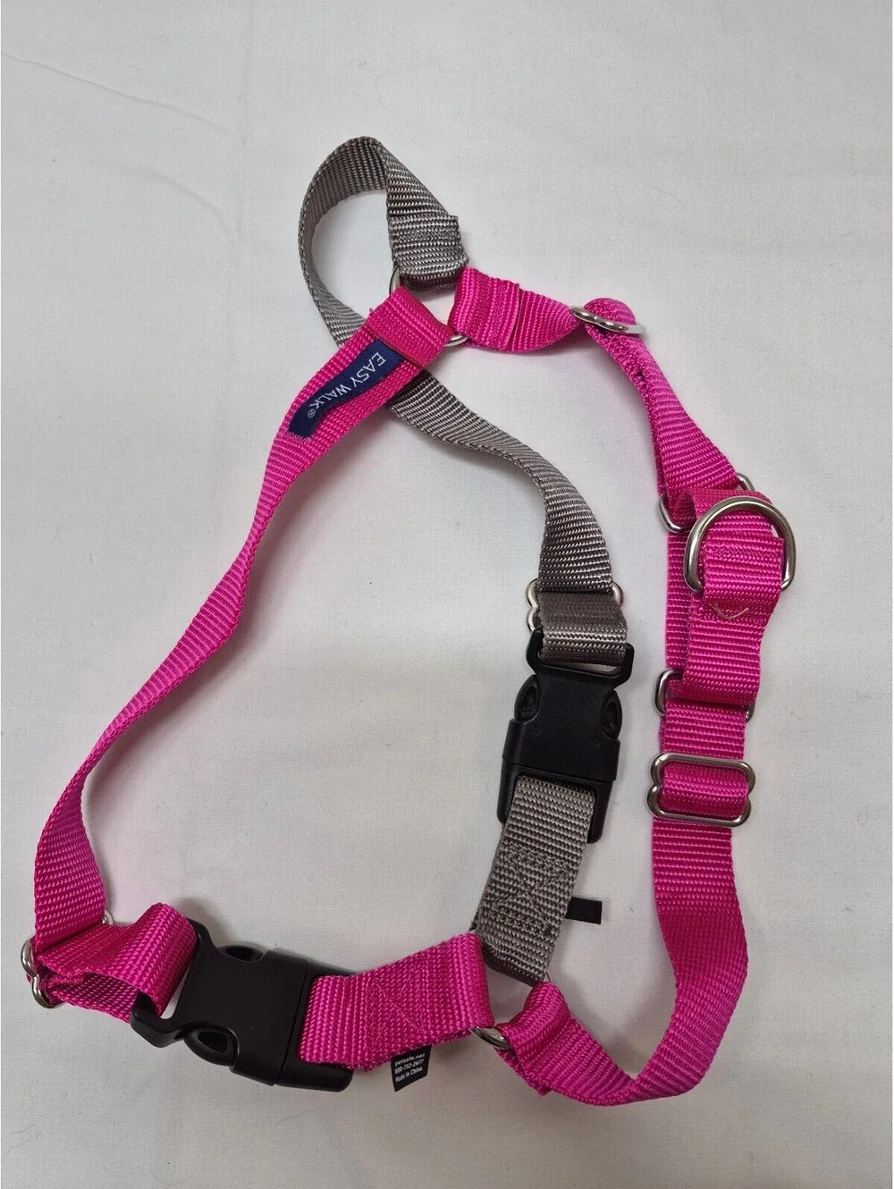 Truelove Large Pink Mesh Dog Harness and Adjustable Harness Polyester B305